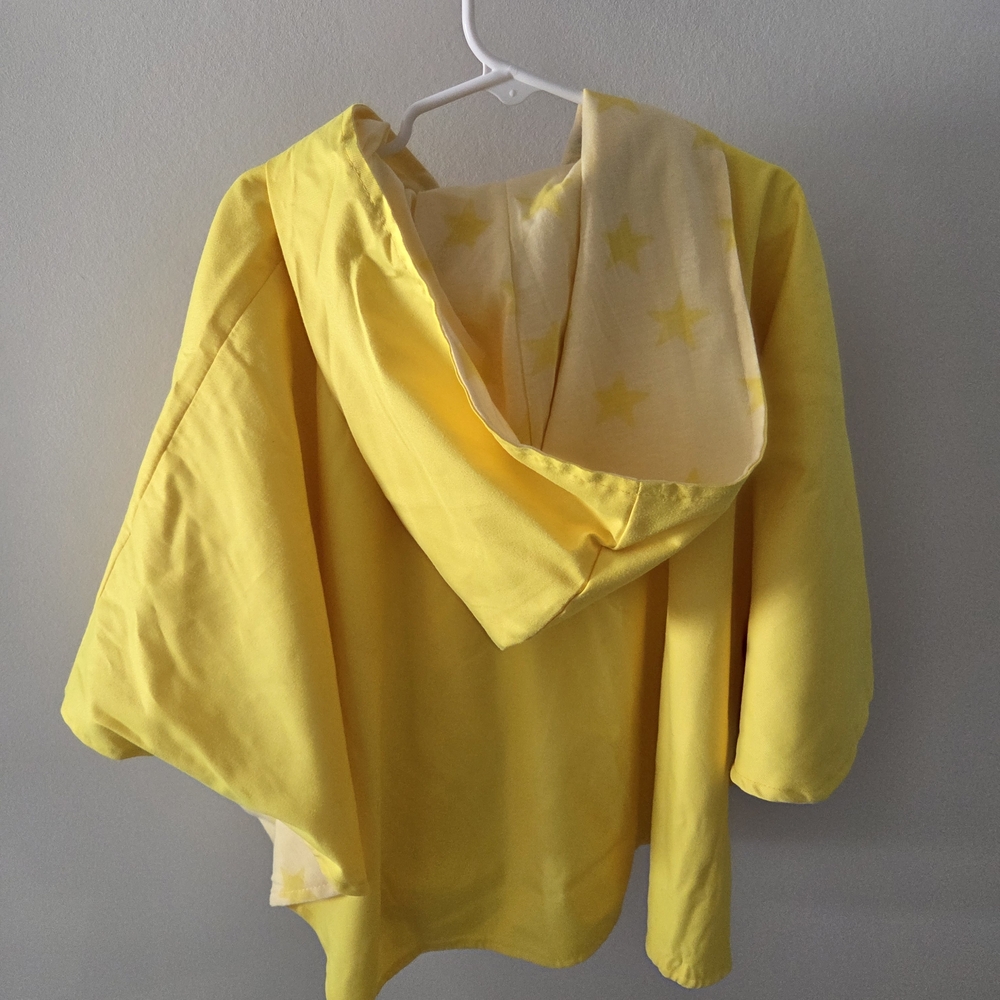 OshKosh B'gosh Yellow Hooded Cape Size 7y - Picture 3 of 6